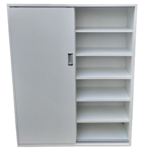 Family Wood Sliding Door Shoe Cabinet 0