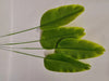 Pack of 6 Artificial Green Plant Leaves Decoration 2