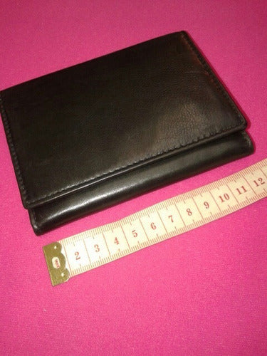 Leather Pocket Document Holder, Ideal for Pocket in Black Color 7