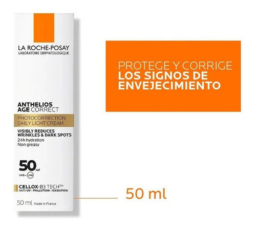 La Roche Posay Anthelios Age Correct Fps50 Sin Color 50ml 0