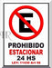 Sitges_artesanias Prohibido Estacionar 24 Horas Cartel Chapa Para Exterior 0