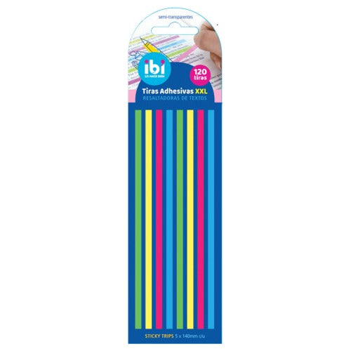 Ibi Craft Neon Text Highlighting Adhesive Strips Xxl P/ 125 0