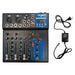 Ross F4 5-Channel Mixer with Bluetooth USB EQ 3 Bands Effects 1