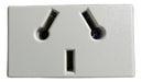 Power Outlet Module 10A Teclastar Minimal Piano Quadra White 0