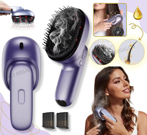 Fashion Electric Anti-Hair Loss Massaging Comb with Oil 1