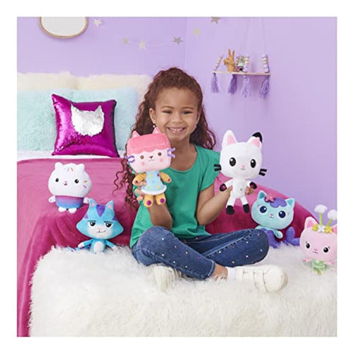 Gabby's Dollhouse, Cakey Cat Purr-ific Plush De 7 Pulgadas, 4