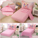 Juego De Ropa De Cama Para Niñas 4 Piezas Rosa Unicornio Flo 3