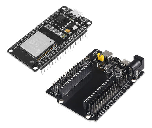 HobbyTronica NodeMcu ESP32 CH9102X + Base Expansion 30 Pins 0