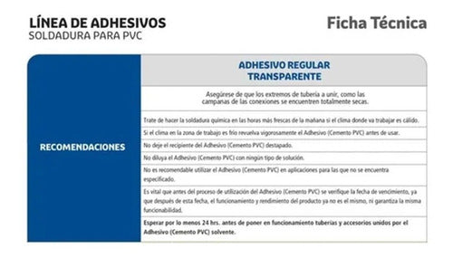 Pegamento Cemento Solvente Tigre Para Pvc Soldable 118ml 2