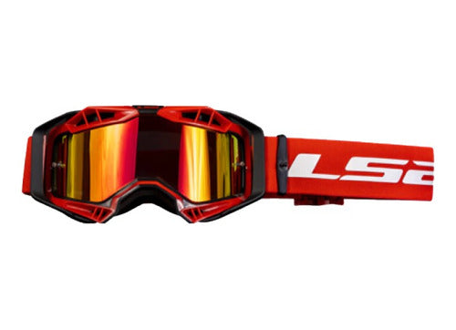 LS2 Antiparras Aura Pro Red + Iridium Visor 0