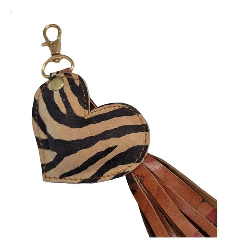 Victoria Liguori Leather Heart Keychains 4