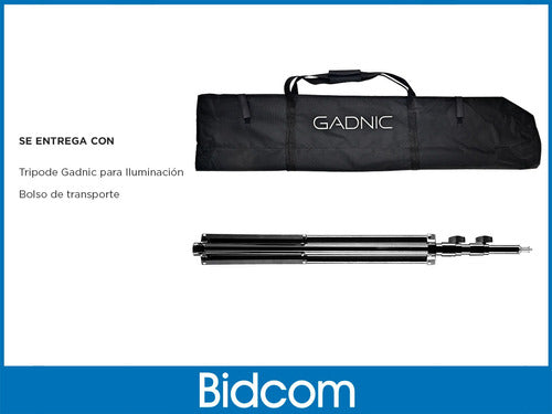 Professional Photography Lighting Tripod with Adjustable Softbox - Gadnic T-8 2.6 Meters 6