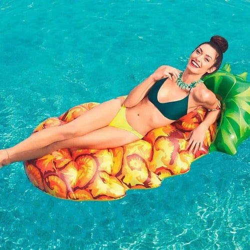Bestway Inflatable Fruits Float Mattress Pool Raft for Summer Fun 10