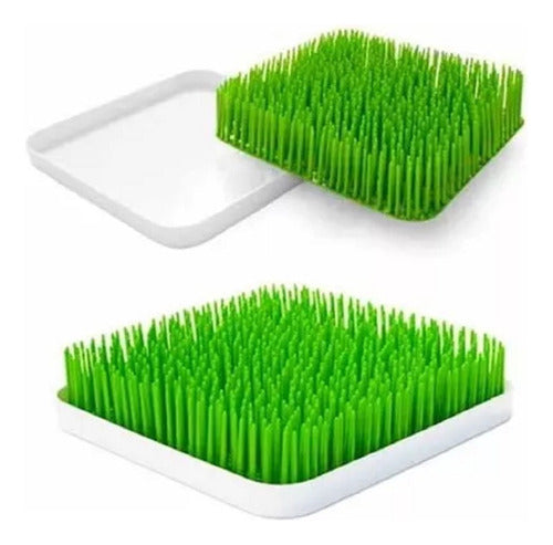 Grass Design Dish Drying Rack Tray 24 x 24 cm 7