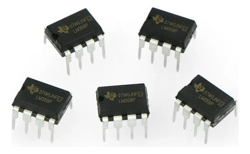 Texas Instruments 5 X Lm358 Lm358p Dual Operational Amplifier Dip8 0