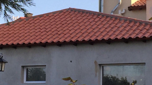 Portuguese Roman Gloss Ceramic Wave Roof Tile 2
