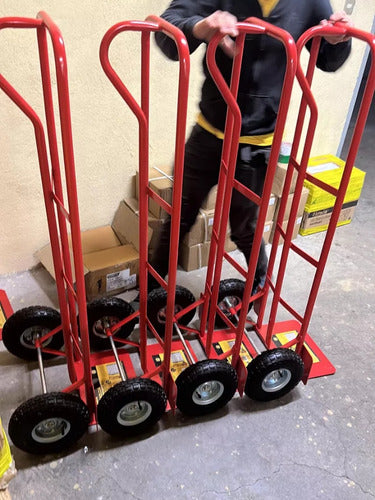 Ferreyin Hand Truck with Pneumatic Wheel 3