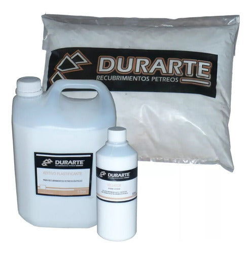 Durarte Microcemento Micropiso + Primer + Laca Poliuretanica $ X10m2 0