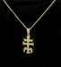 Paterson Joyería Delicate Chain Set with Caravaca Cross in 925 Silver and Gold 1