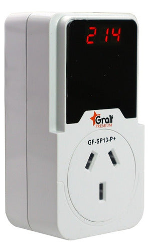 Plug-In Voltage Protector with Voltmeter 13A Gralf 4