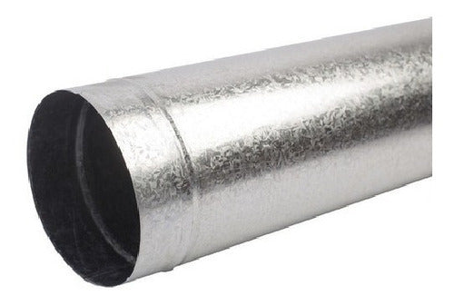 Zinguería Caño Diámetro 4 Pulgadas 100mm Chapa Galvanizada 0