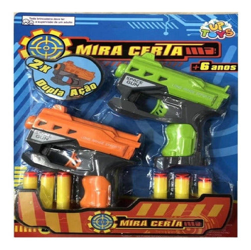 Lança Dardos Dupla Ação Mira Certa - Zoop Toys Zp00641 0