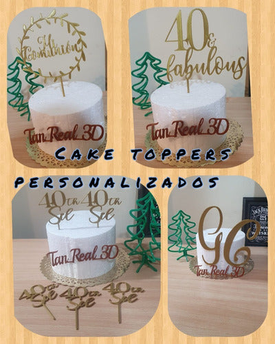 TAN REAL 3D Cake Topper 19cm Various Customized Models 4