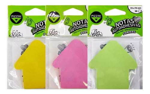 Pizzini Sticky Notes Arrow Pastel X 50 Sheets 0