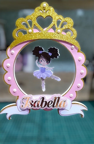 Cake Topper Bailarina Con Movimiento 2