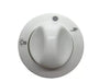 Domec Kitchen Knob 2003 White with Ignition Light and 6 mm Ring 0