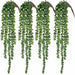 Cewor 4pcs Artificial Succulents Hanging Plants Fake String of Pearls 0