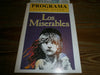 Programa Teatro Los Miserables Año 2000 Con Entradas Opera 2