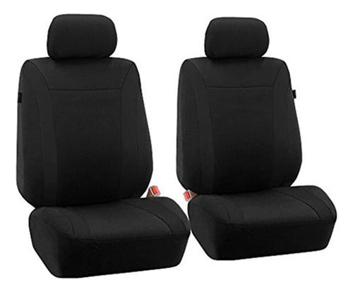 FH Group Cosmopolitan Flat Fabric Seat Covers 2