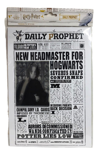 Warner Lenticular Snape Harry Potter Daily Prophet Official 0