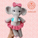 Handmade Crochet Elephant Amigurumi Cuddly Toy 4