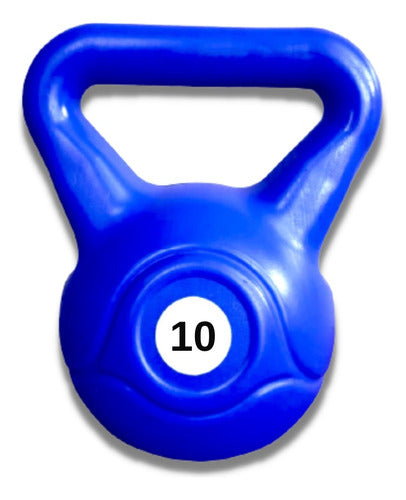 Roble Fitness Kettlebell Kit 10kg Plastic Dumbbell Pack of 2 1