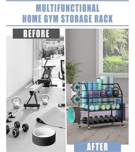 ~? Staransun Home Gym Storage Rack - Weight Rack For Dumbbel 3