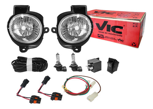 VIC Auxiliary Fog Light Kit for Toyota Hilux 2012 2013 2014 2015 0