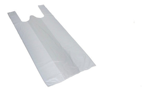 Plastimar White T-Shirt Bags 50x70 X 100 Units 0