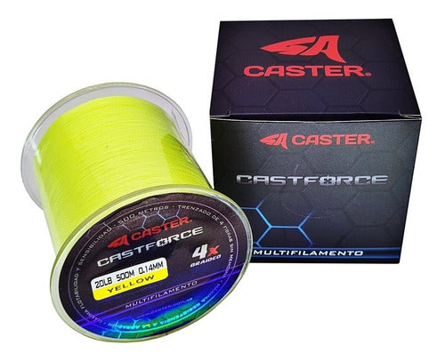 Caster Multifilamento Castforce 0.40mm 25kg 55lb Bobina 500m 1