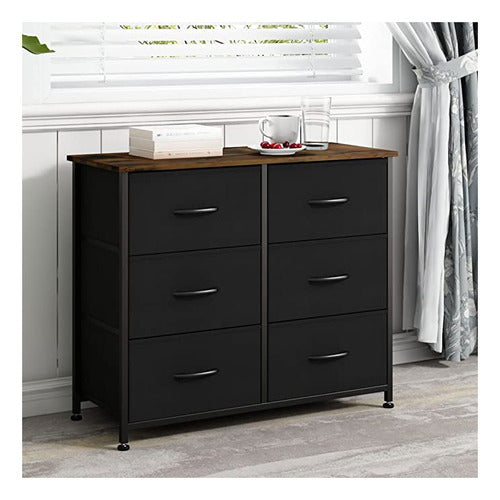 Somdot Dresser for Bedroom with 6 Drawers, Storage Dresser 1