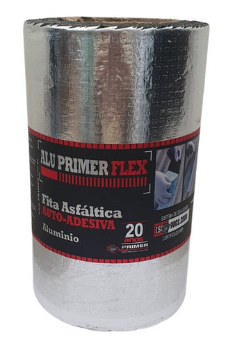 Fita Manta Asfáltica Adesiva Vedatudo Aluminizada 20cm X 10m 0