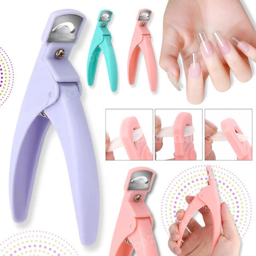 Fashion Corta Tips Pinza Alicate Para Uñas Esculpidas Gel Acrilicas 0