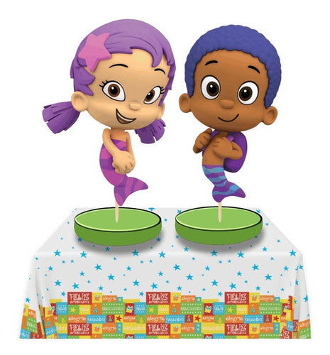 Bubble Guppies Centro De Mesa Decoraciónes 0