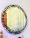 Handcrafted Round Mosaic Mirror XXL - Rombo Model 1