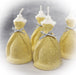 Set of 15 Handcrafted Glitter Finish Dress Candles for 15-Year-Old Ceremony 12