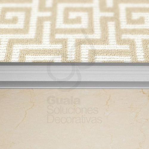 Guala Varilla Plana Media Aluminio Piso 3cm 95cm 2301 Pq Flex 3