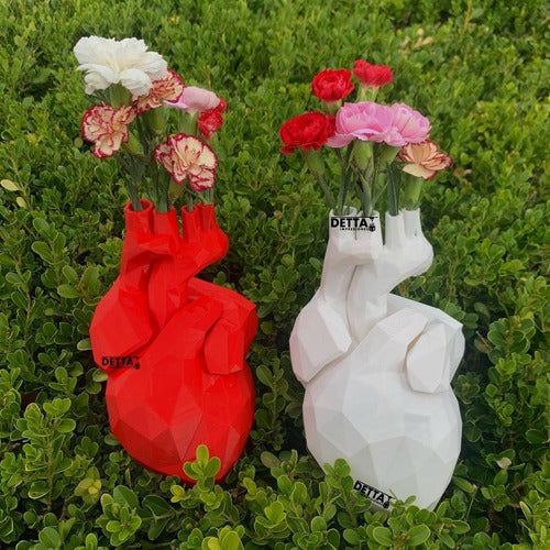 Florero De Corazón Anatómico Impreso En 3d - Detta3d 3