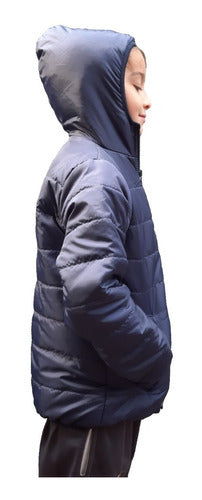 Kids' Navy Blue Inflatable Jacket School Sizes 4 to 16 2