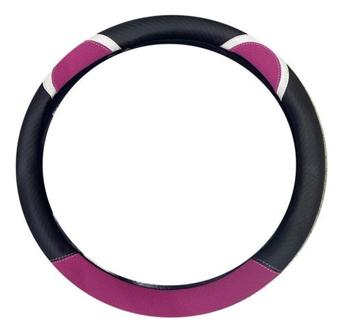 JC Cute Bear Pink Steering Wheel Cover for Ecosport Fiesta Focus 0